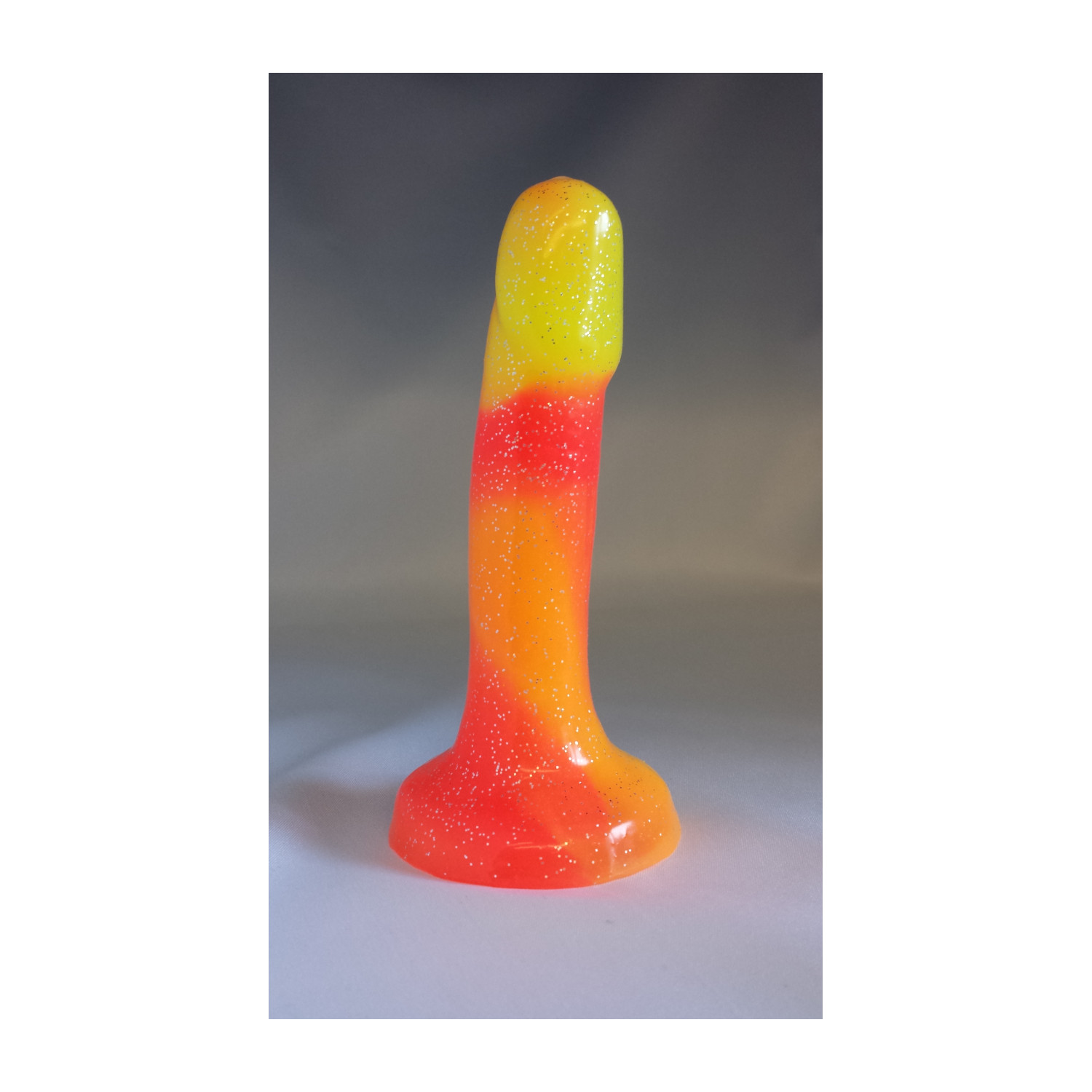 Luxemburg neonfarben mit Glitzer