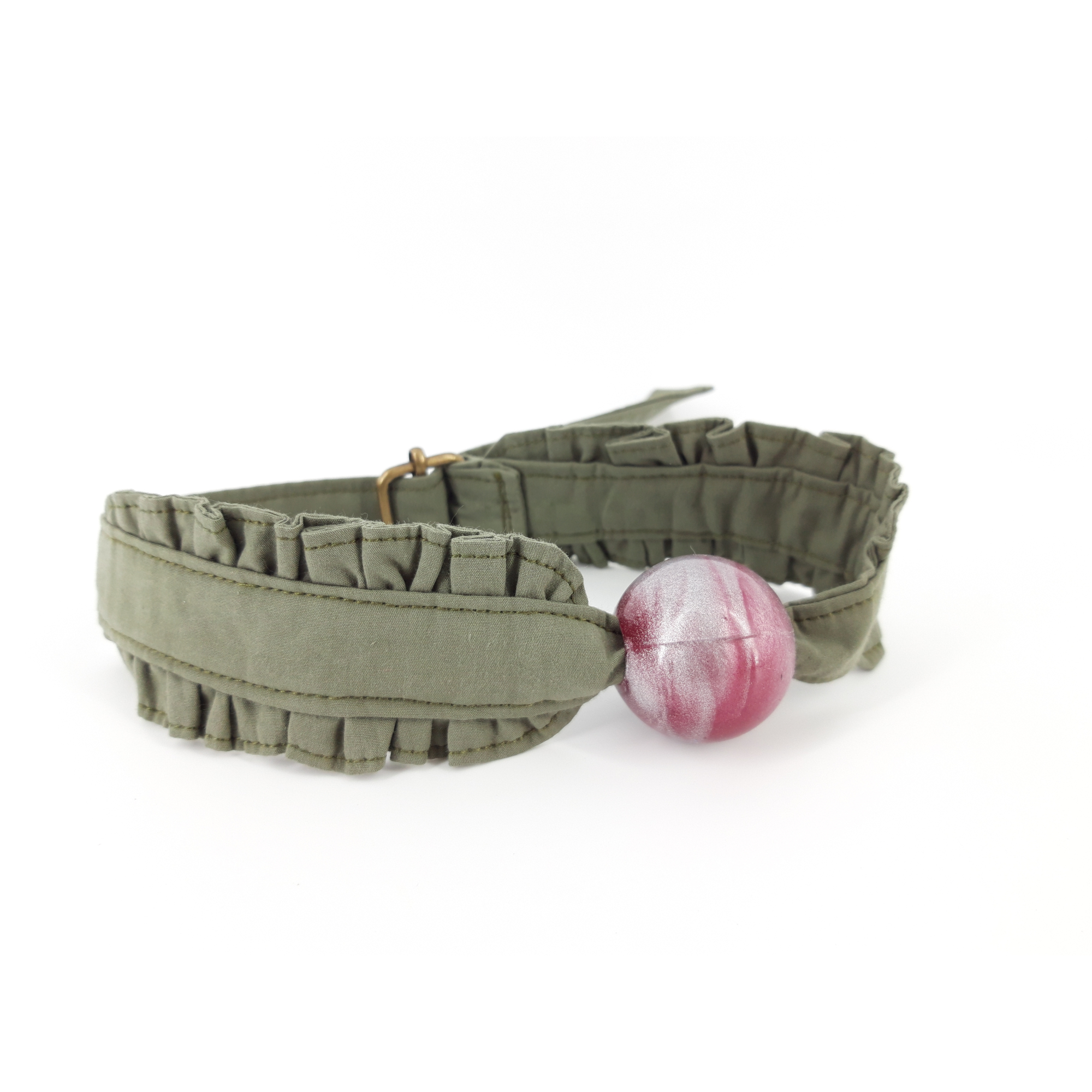 fabric strap khaki green